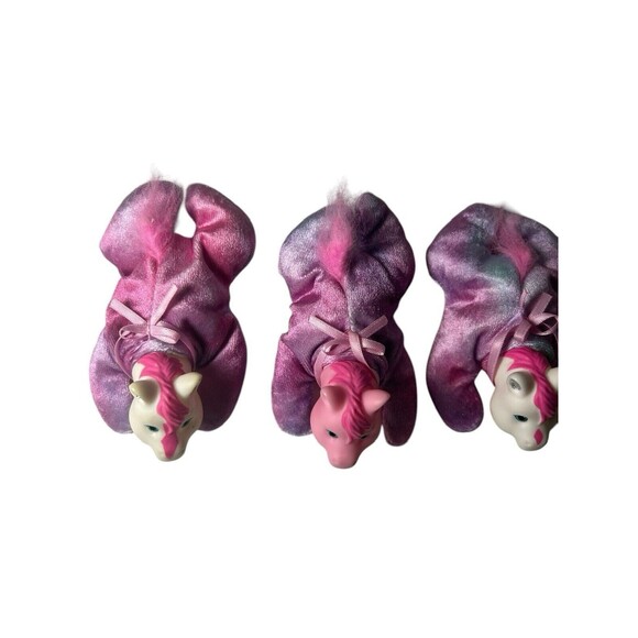 Unicorn Surprise Plush Lola And 3  Babies Stuffed Animal Purple Pink Blue - Picture 12 of 16